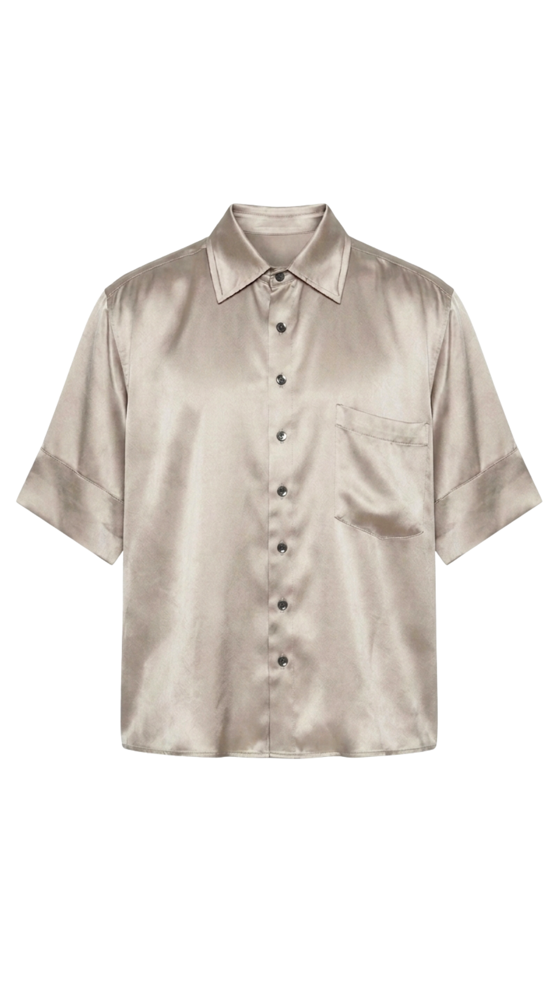 Camisa Kõi Boxy Metálica Seda