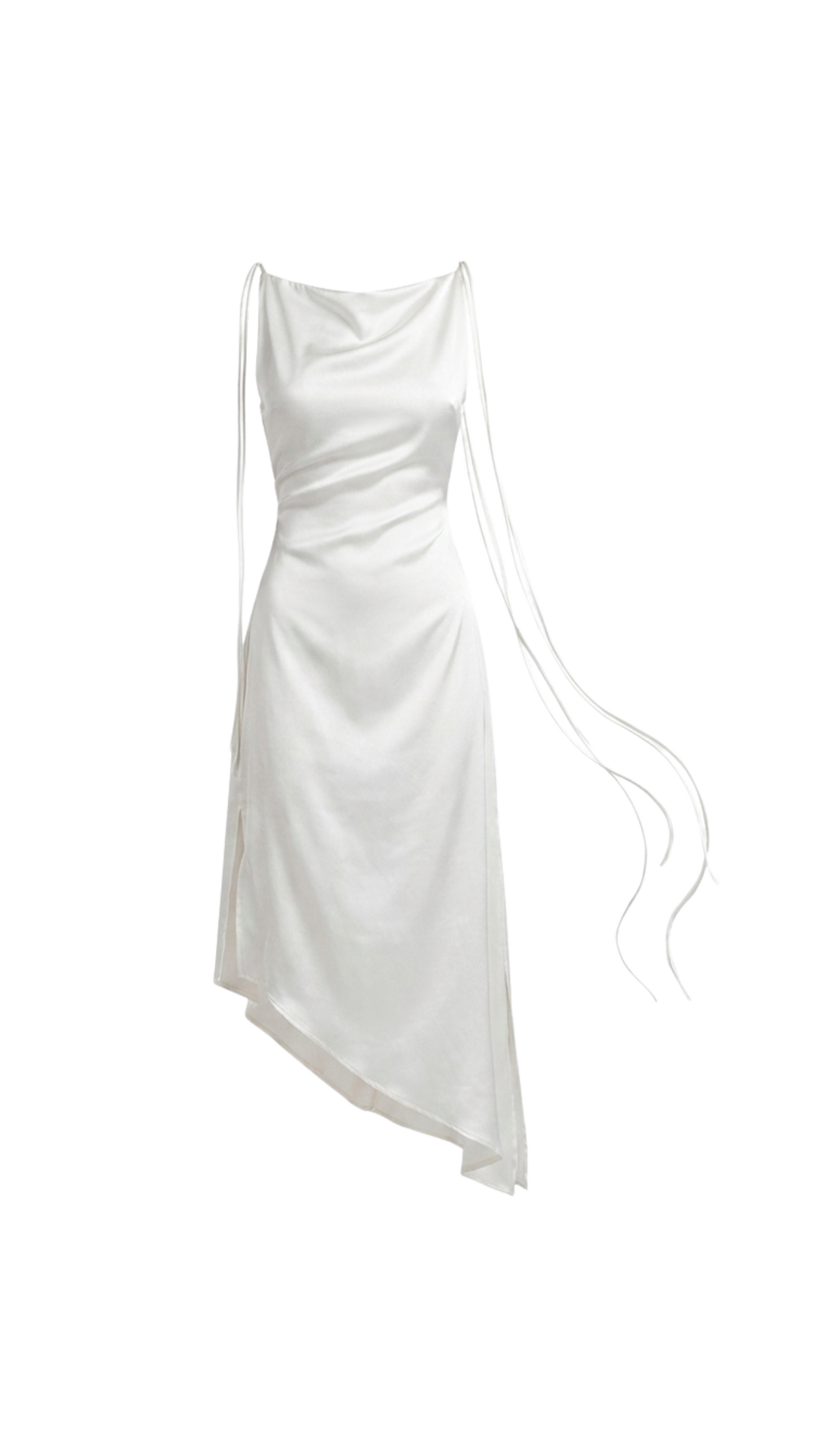 Vestido Lily Seda Crua (Encomenda)