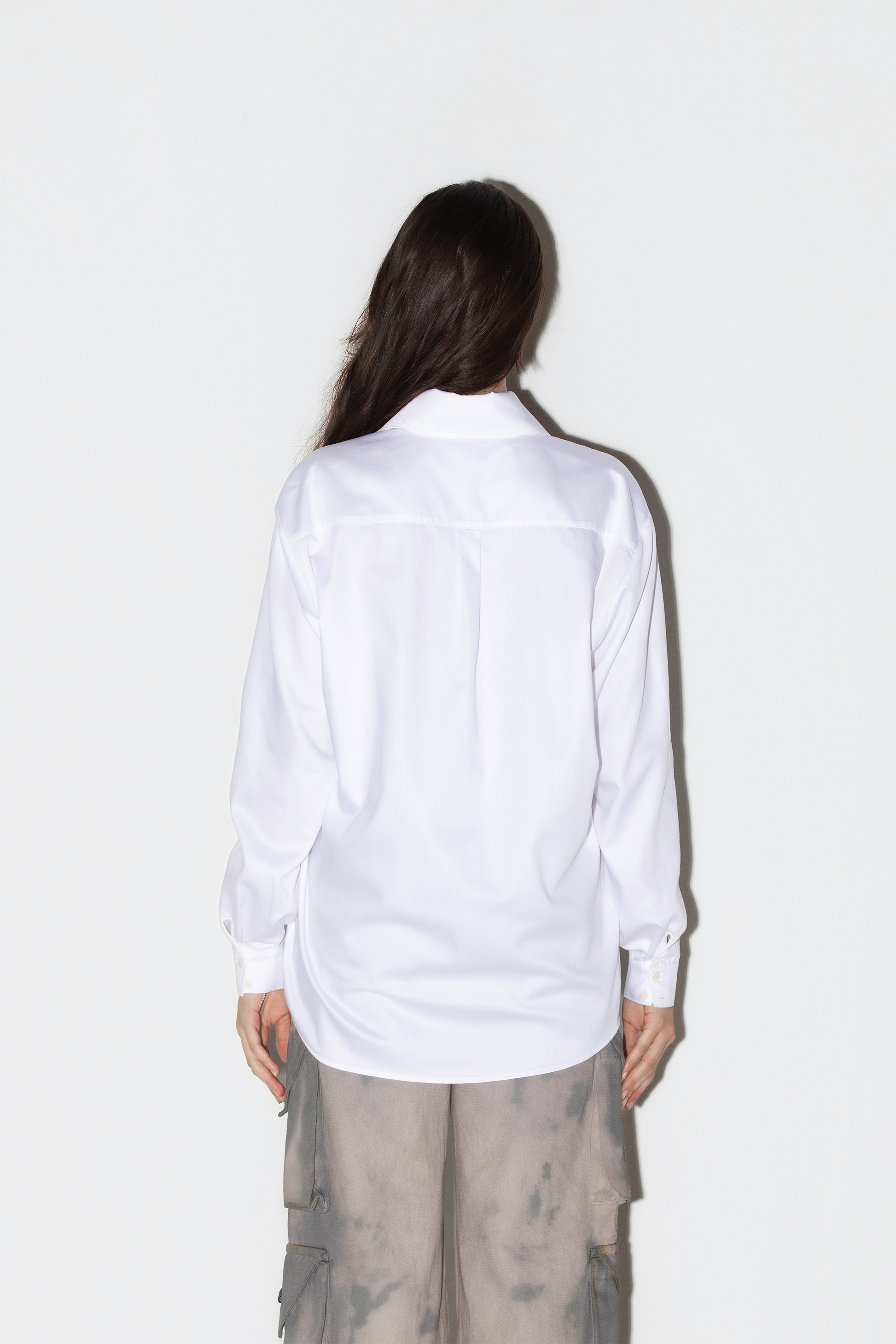 Camisa Alongada Algodão