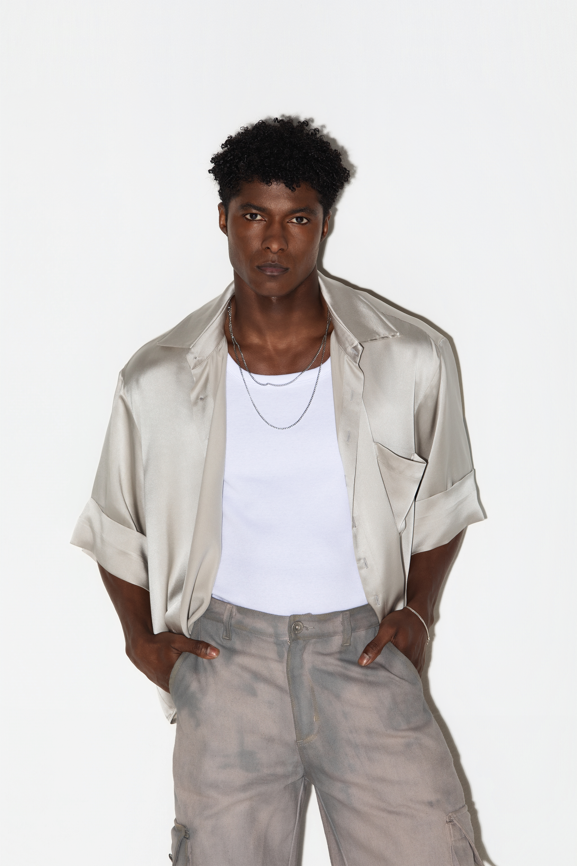 Camisa Kõi Boxy Metálica (Lançamento)