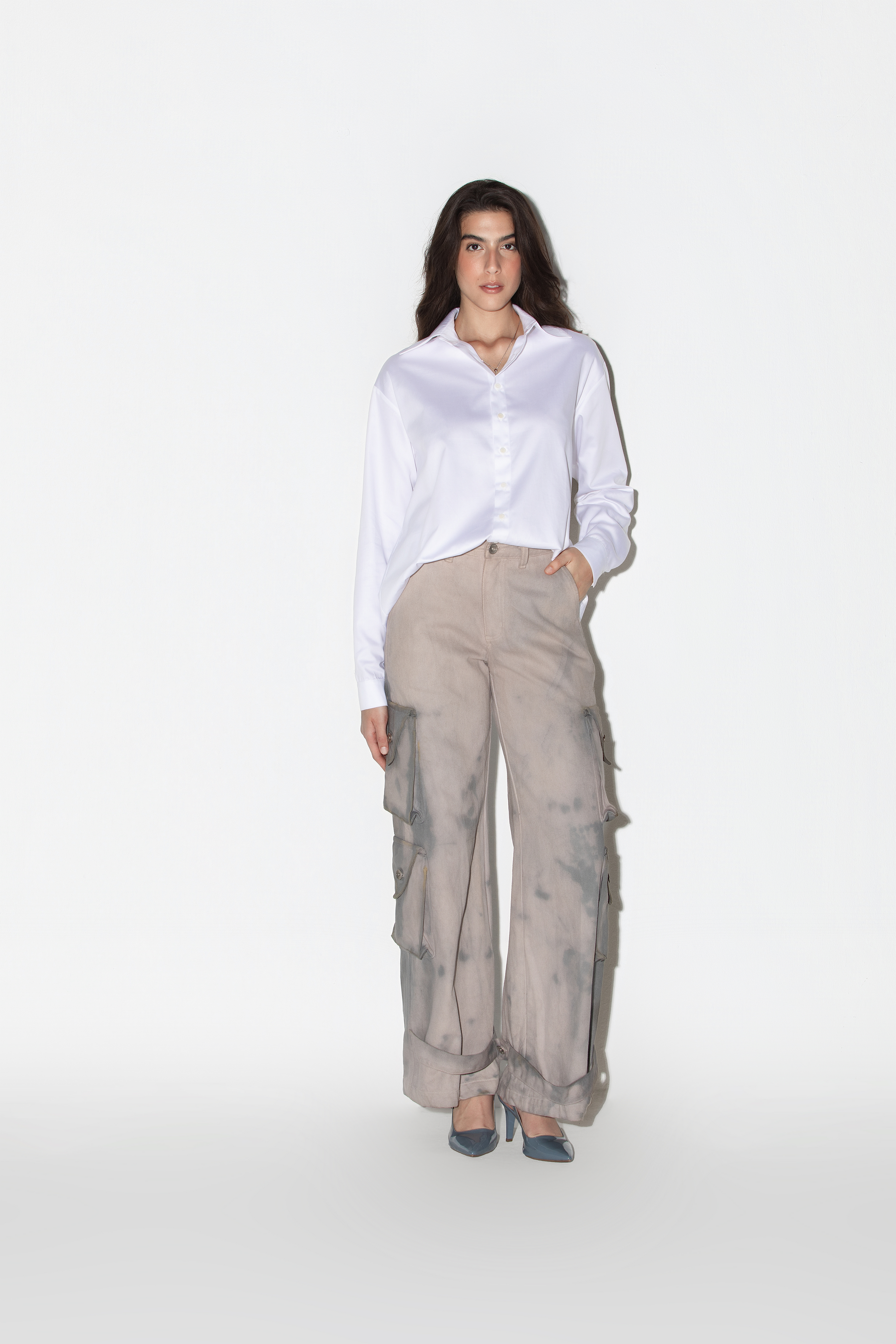 Camisa Alongada Algodão