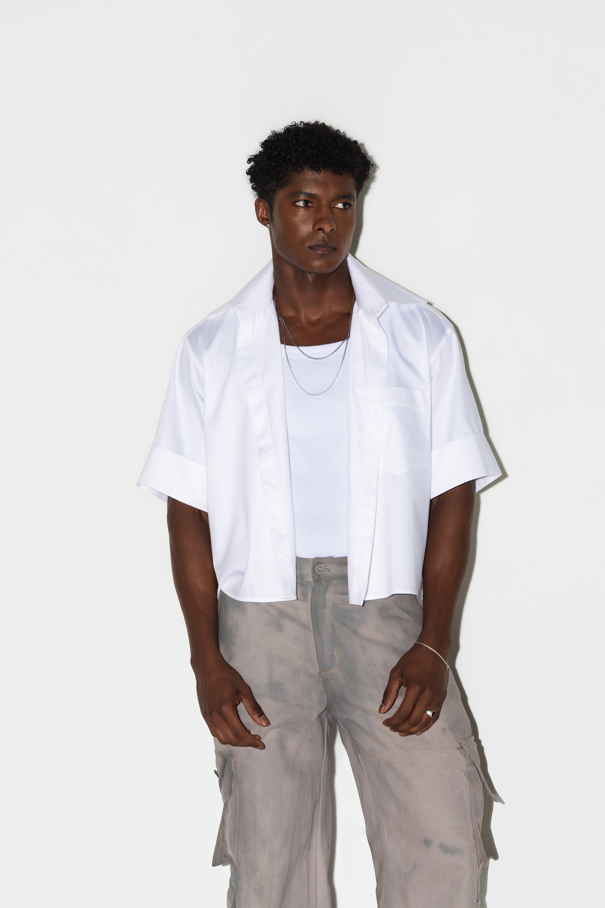 Camisa Boxy Algodão