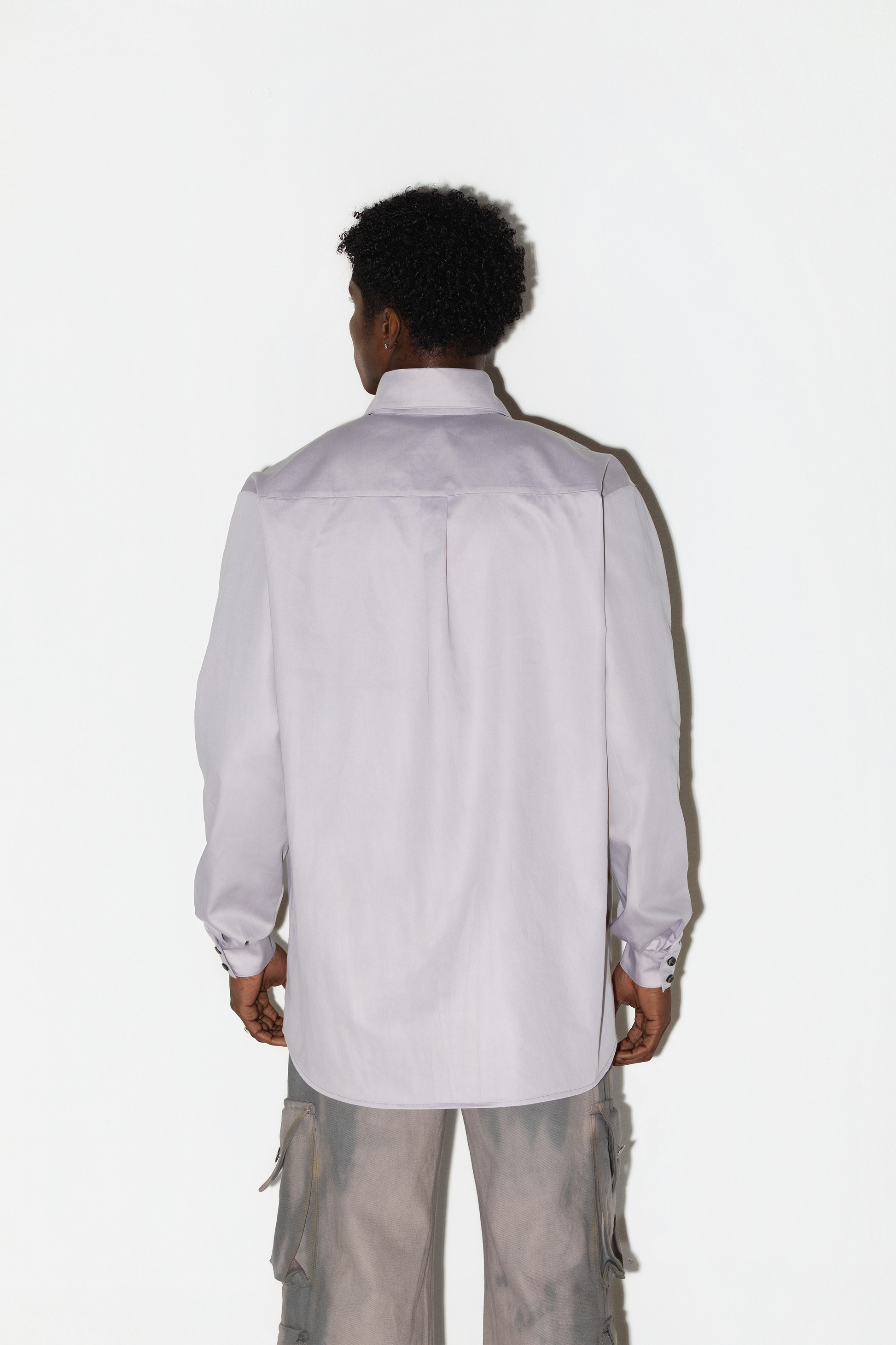 Camisa Alongada Metálica