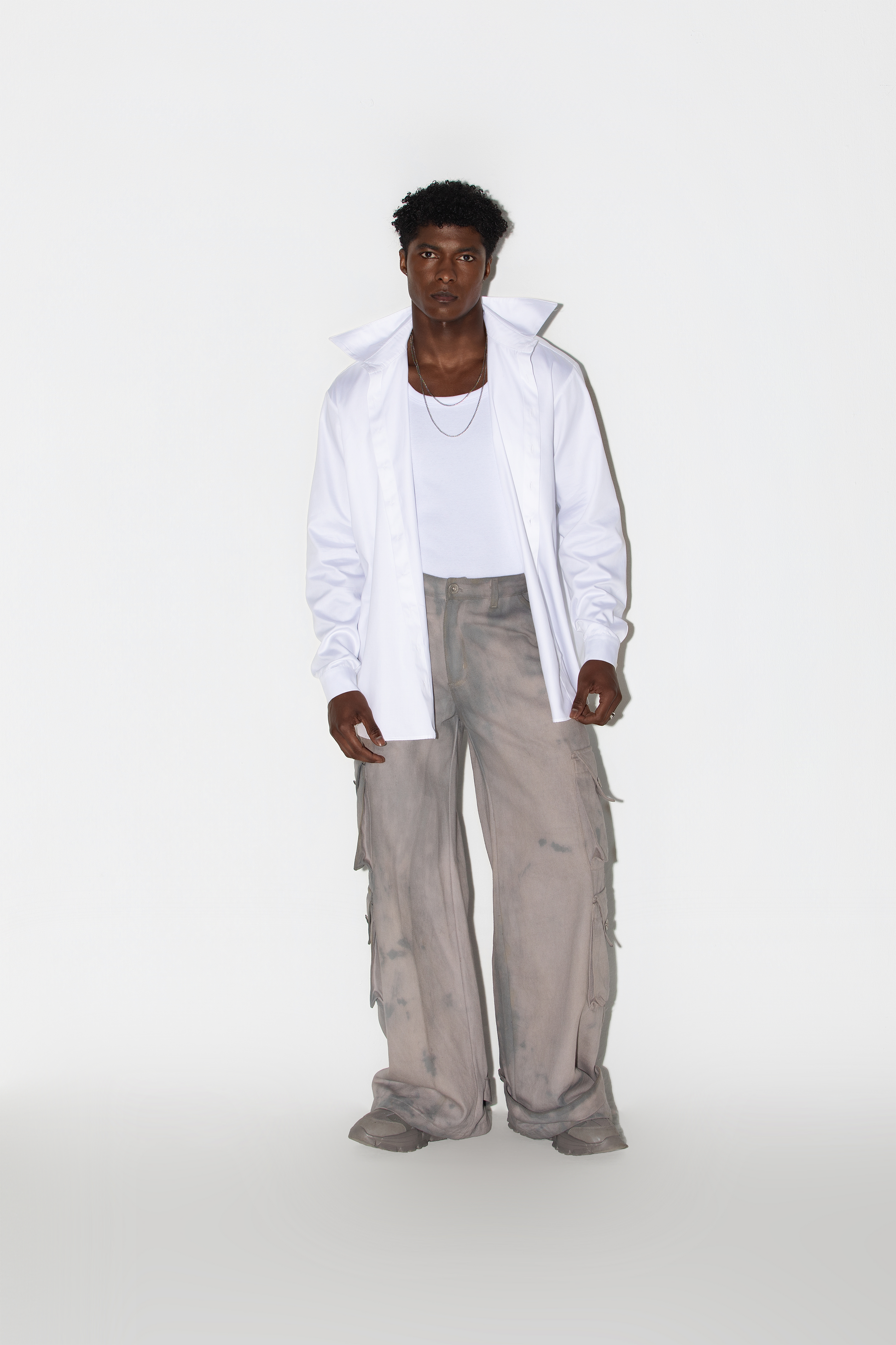 Camisa Alongada Algodão