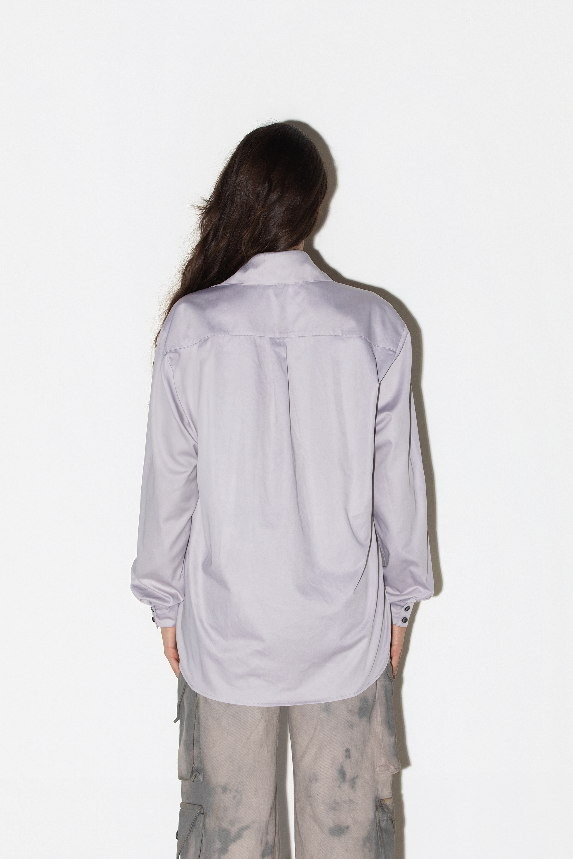 Camisa Alongada Metálica